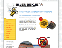 Tablet Screenshot of bijenbekje.nl